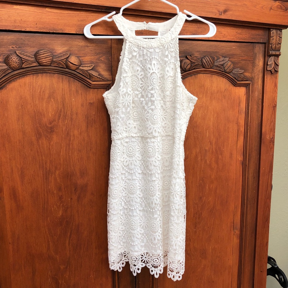 Hollister White Lace Dress
